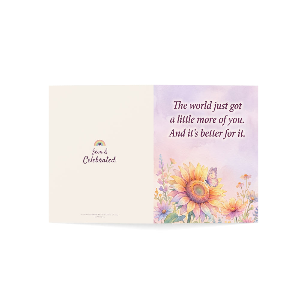 A Little More of You | Coming Out Card to Celebrate Being Yourself