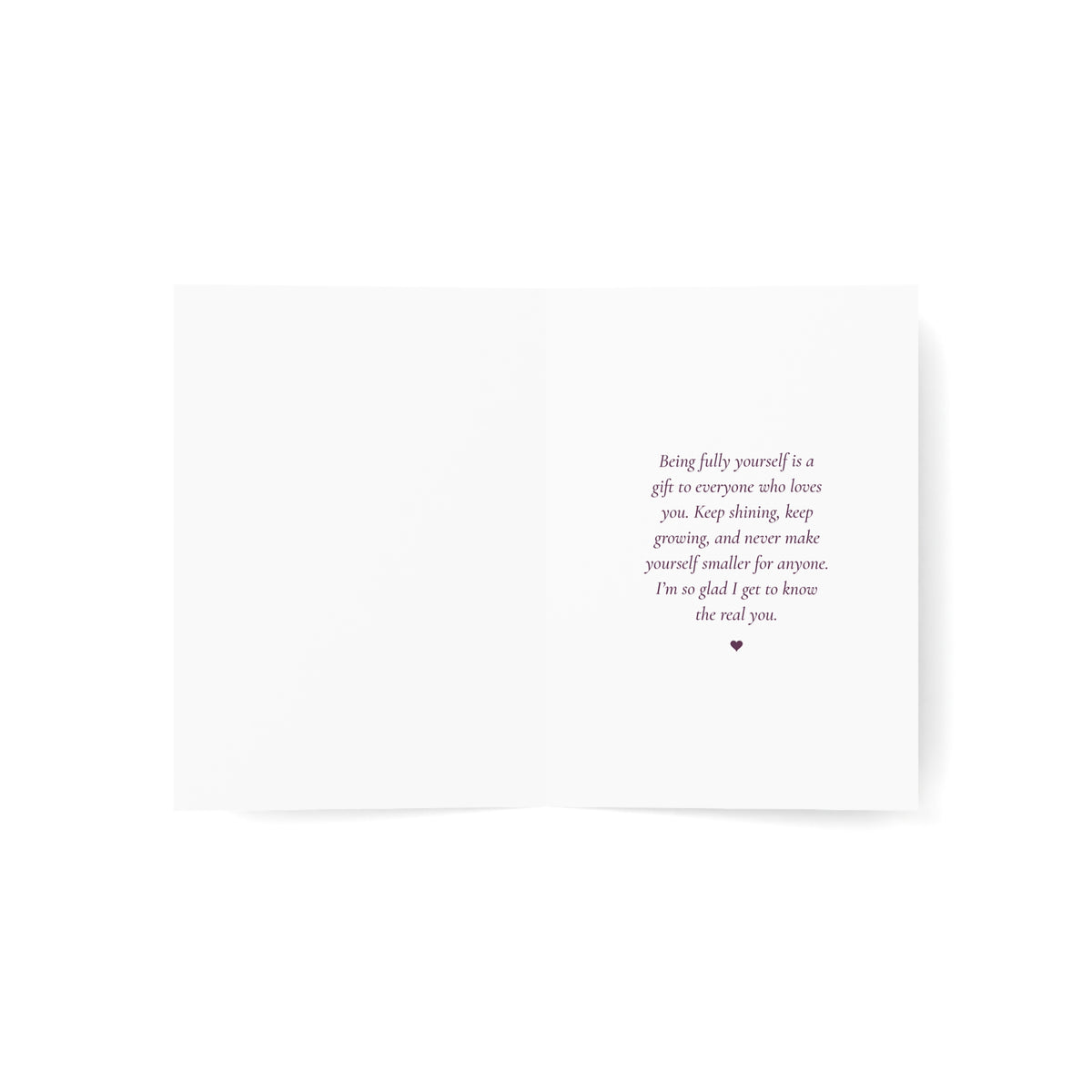 A Little More of You | Coming Out Card to Celebrate Being Yourself
