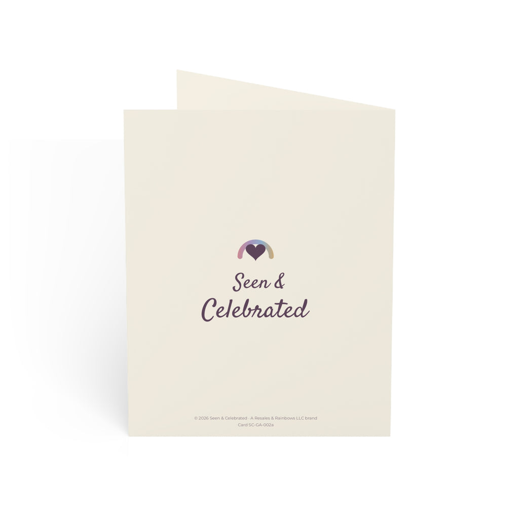 This Is Who You Were Always Meant to Be | Transition Celebration Card