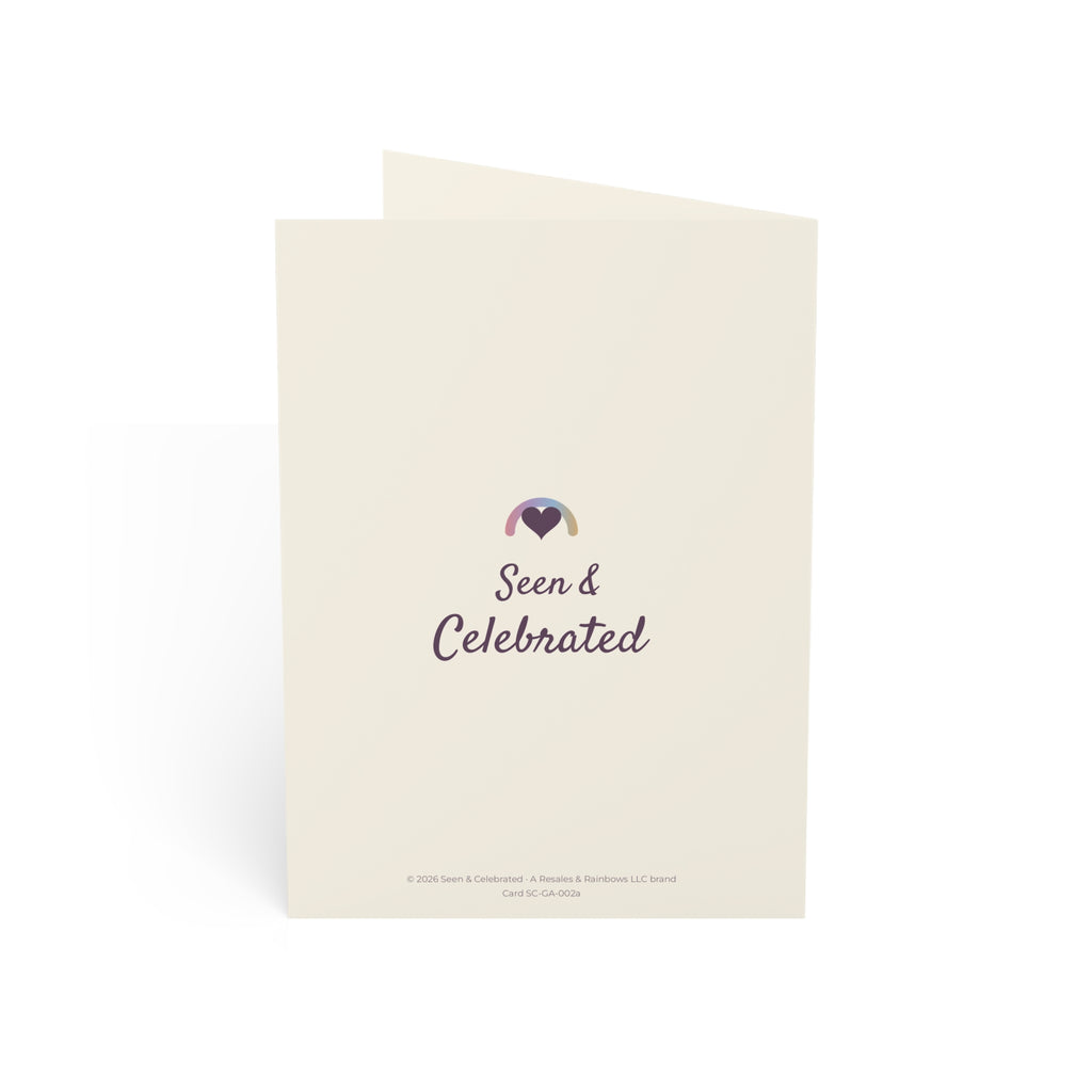 This Is Who You Were Always Meant to Be | Transition Celebration Card