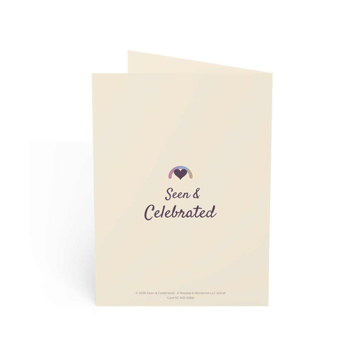 Your Child's Diagnosis Day | Autism Parent Support Card, Black Family