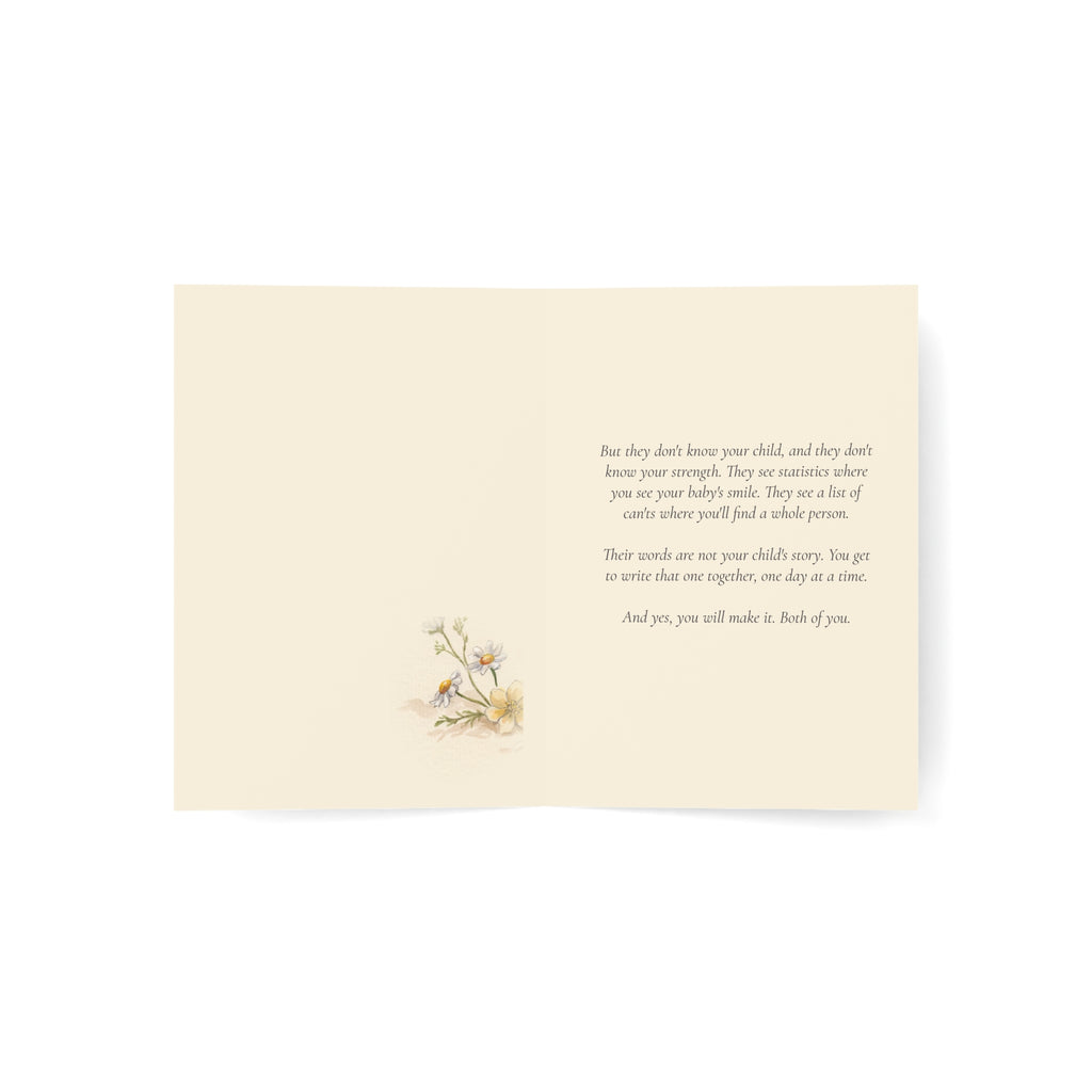 Your Child's Diagnosis Day | Autism Parent Support Card, Black Family