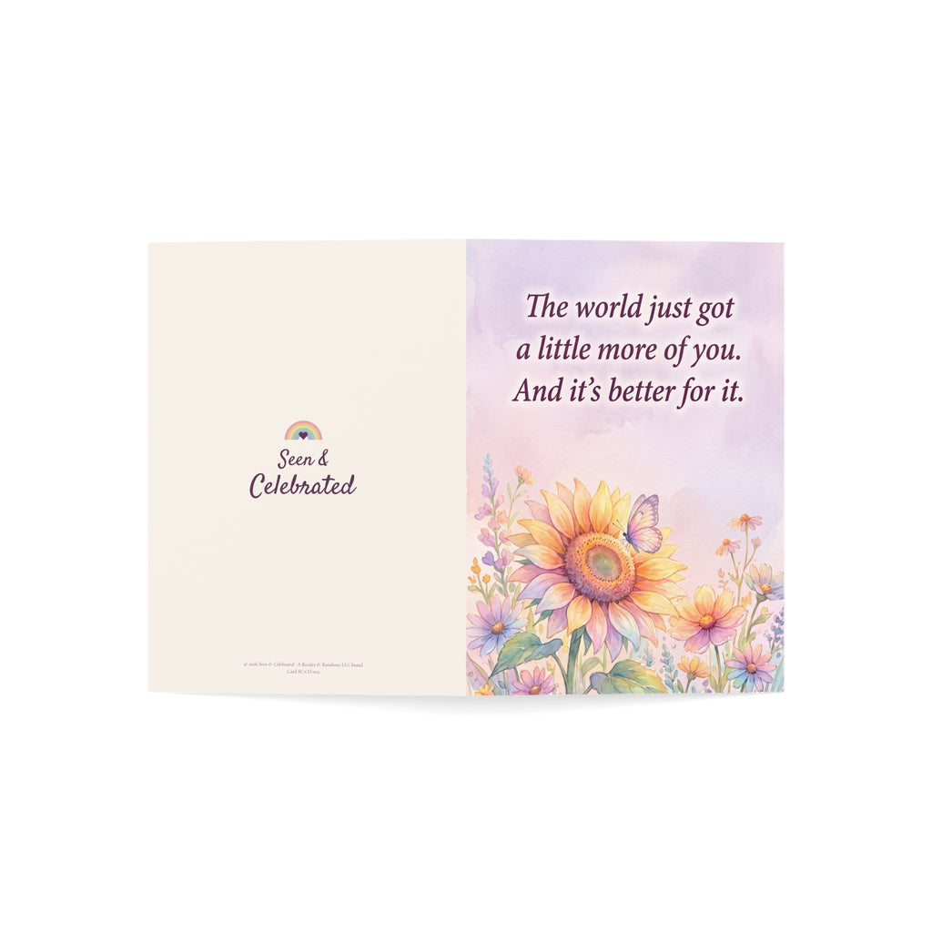 A Little More of You | Coming Out Card to Celebrate Being Yourself