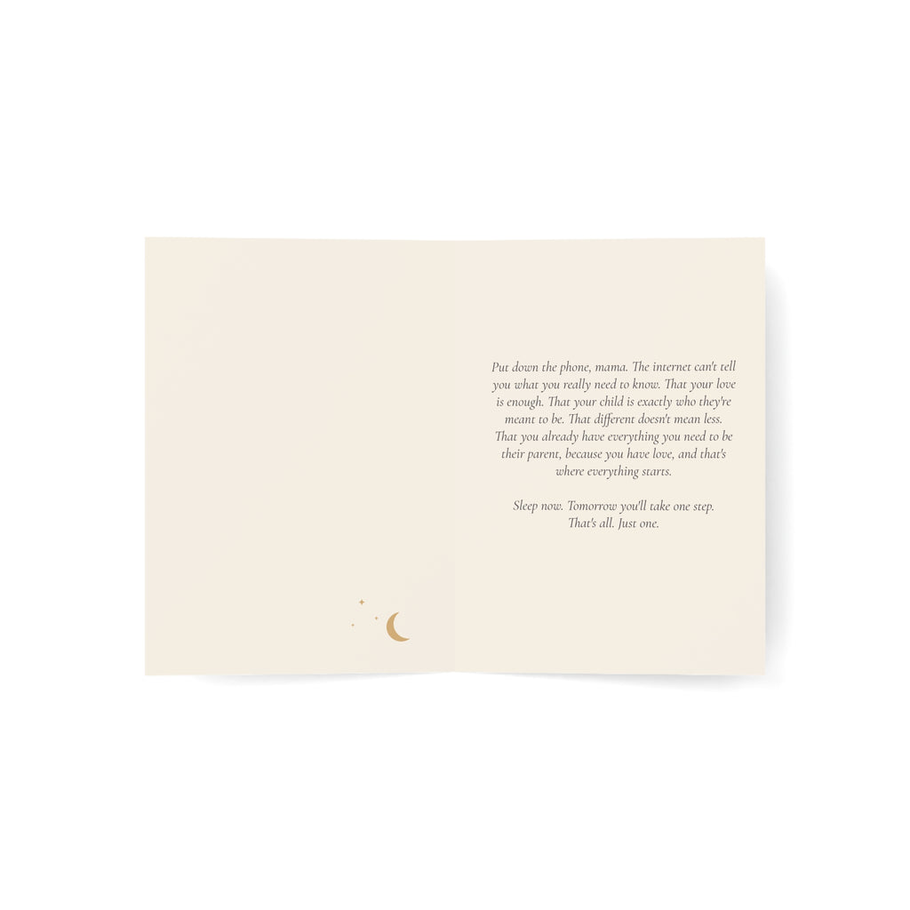 To the Mama Staying Up Googling | 2 AM Autism Parent Card