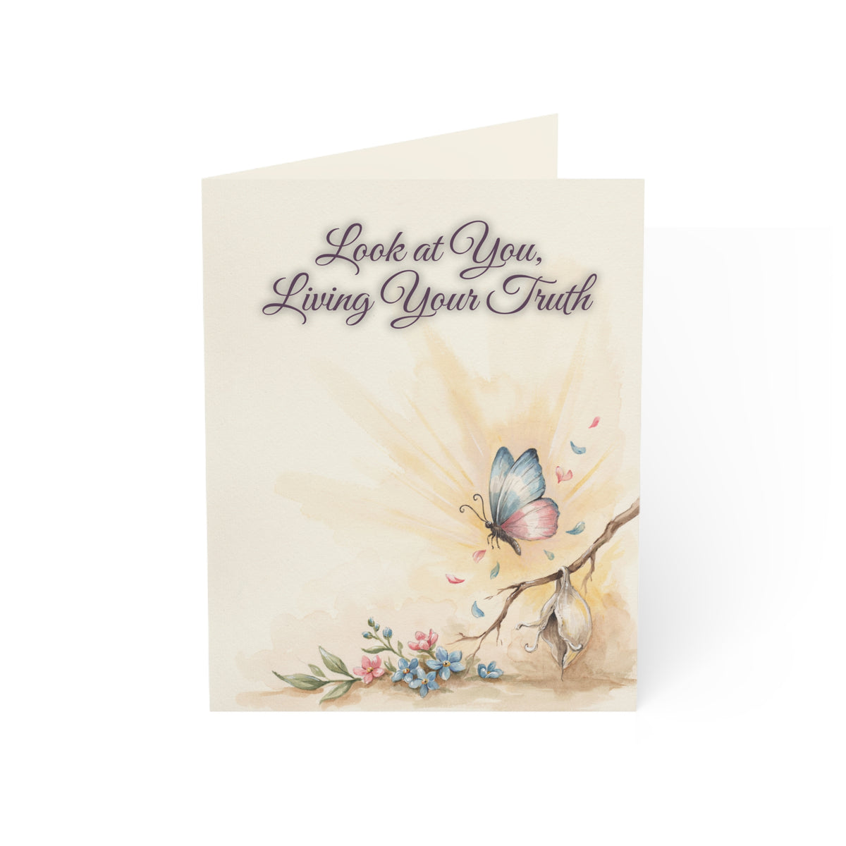 Look at You, Living Your Truth | Transition Celebration Card