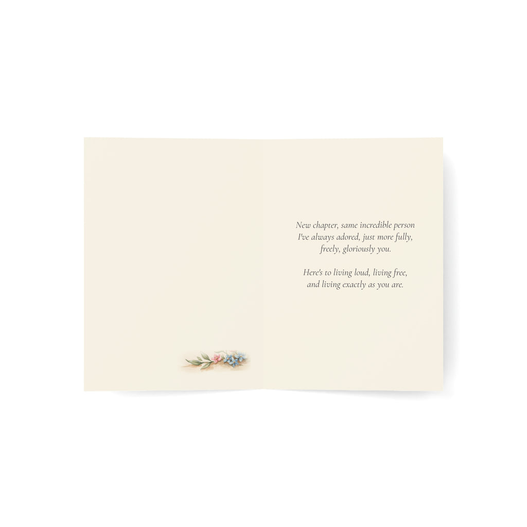 Look at You, Living Your Truth | Transition Celebration Card