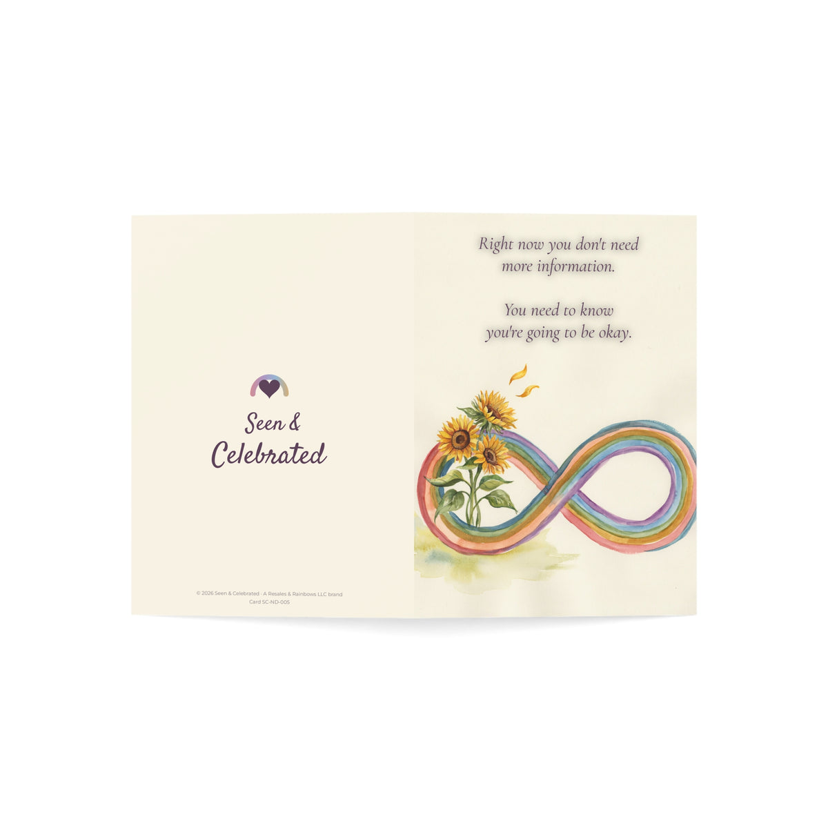 For the Parent Who Just Heard Autism | New Diagnosis Support Card