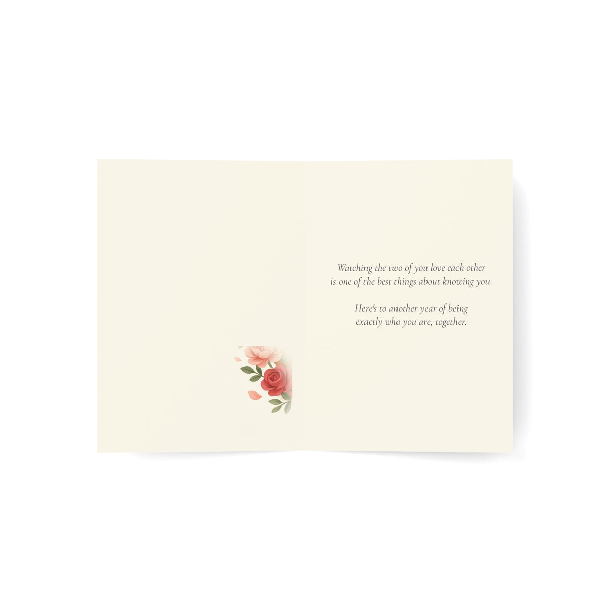 Two Women, One Beautiful Love | Black Couple Her and Her Anniversary Card, Floral Wreath