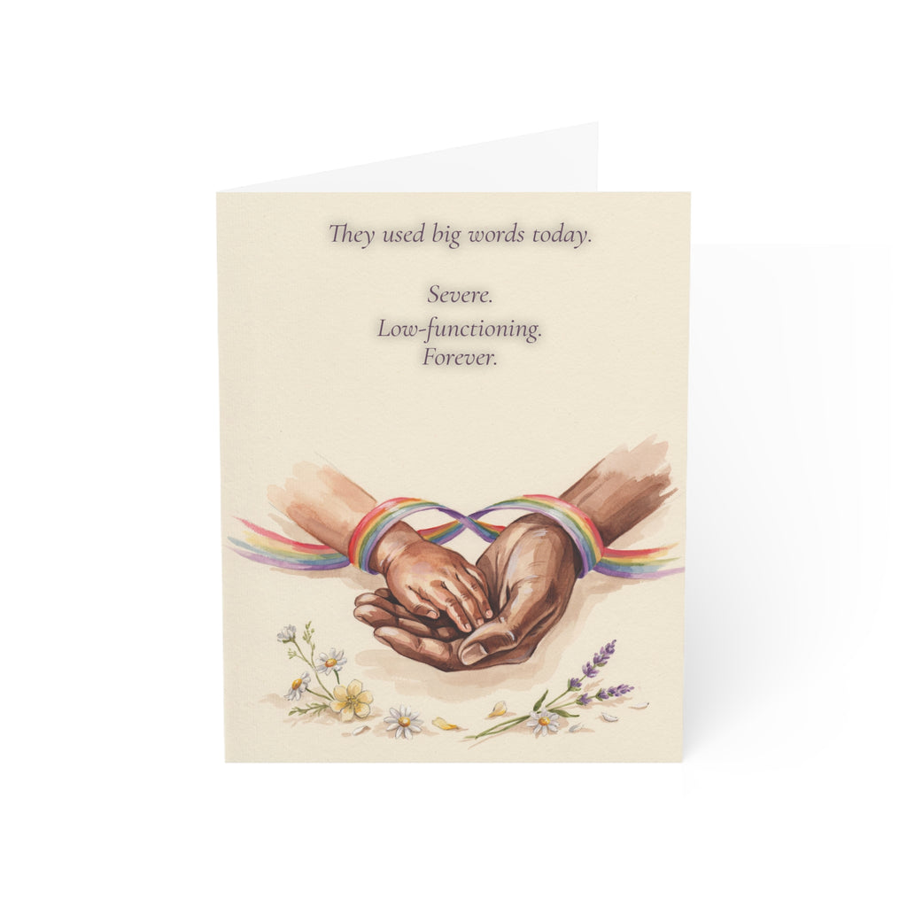 Your Child's Diagnosis Day | Autism Parent Support Card, Black Family