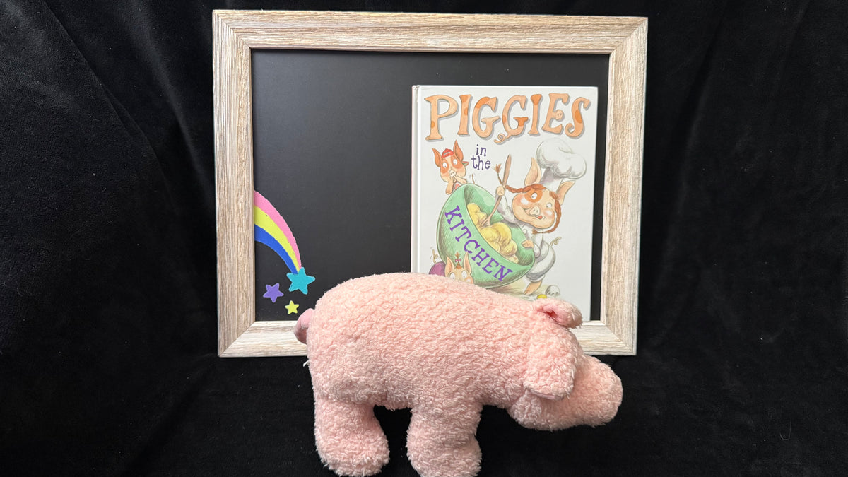 Piggies in the Kitchen + Plush Pig Bundle