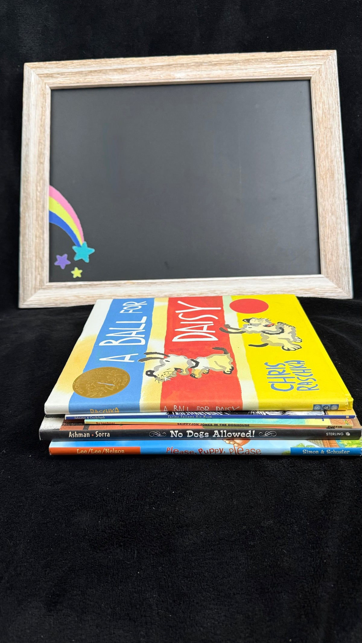 Rainbow Joy Book Shop Green bundle book spines stacked