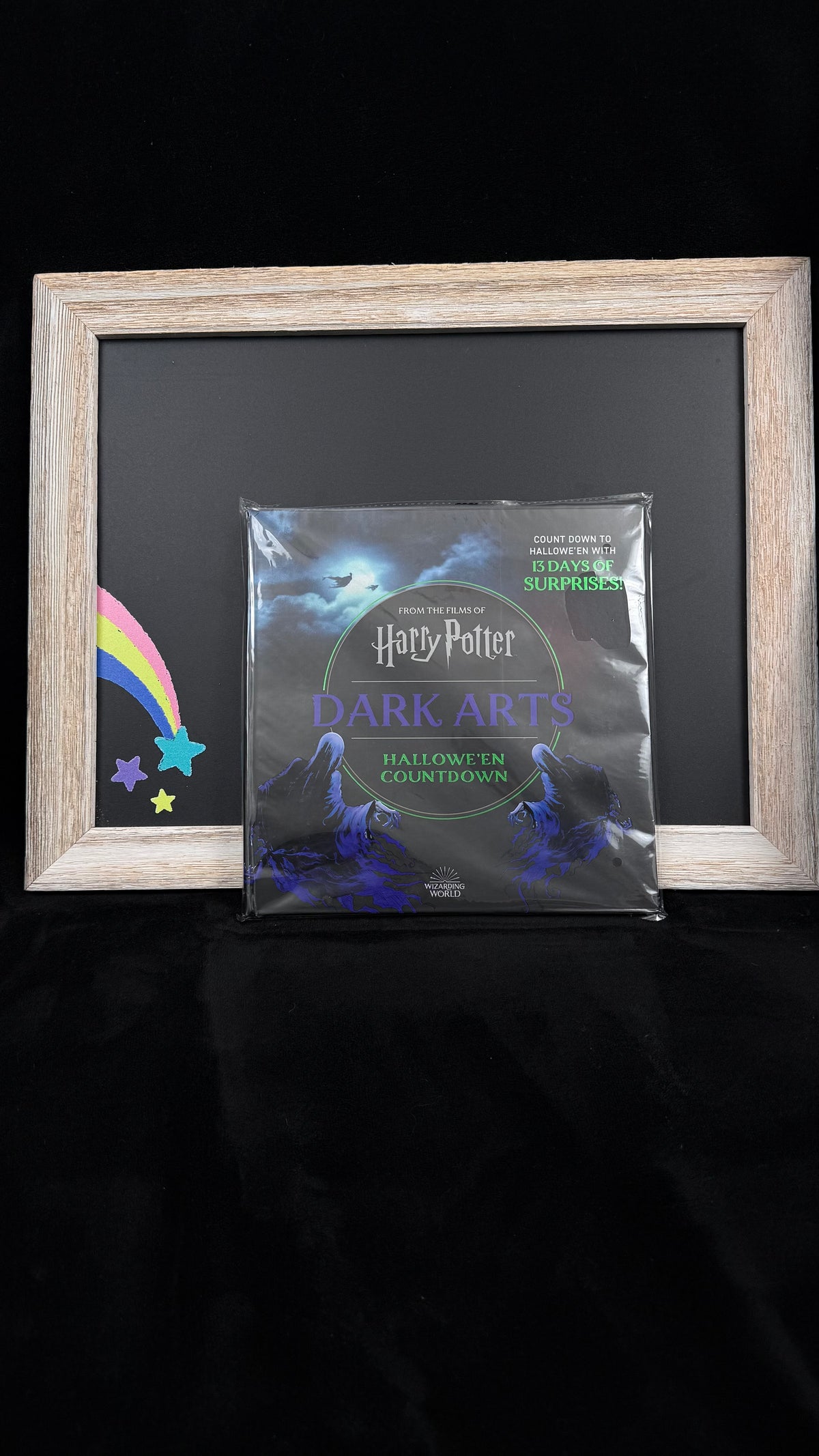 Harry Potter Dark Arts Hallowe'en Countdown calendar in factory shrink wrap, front cover