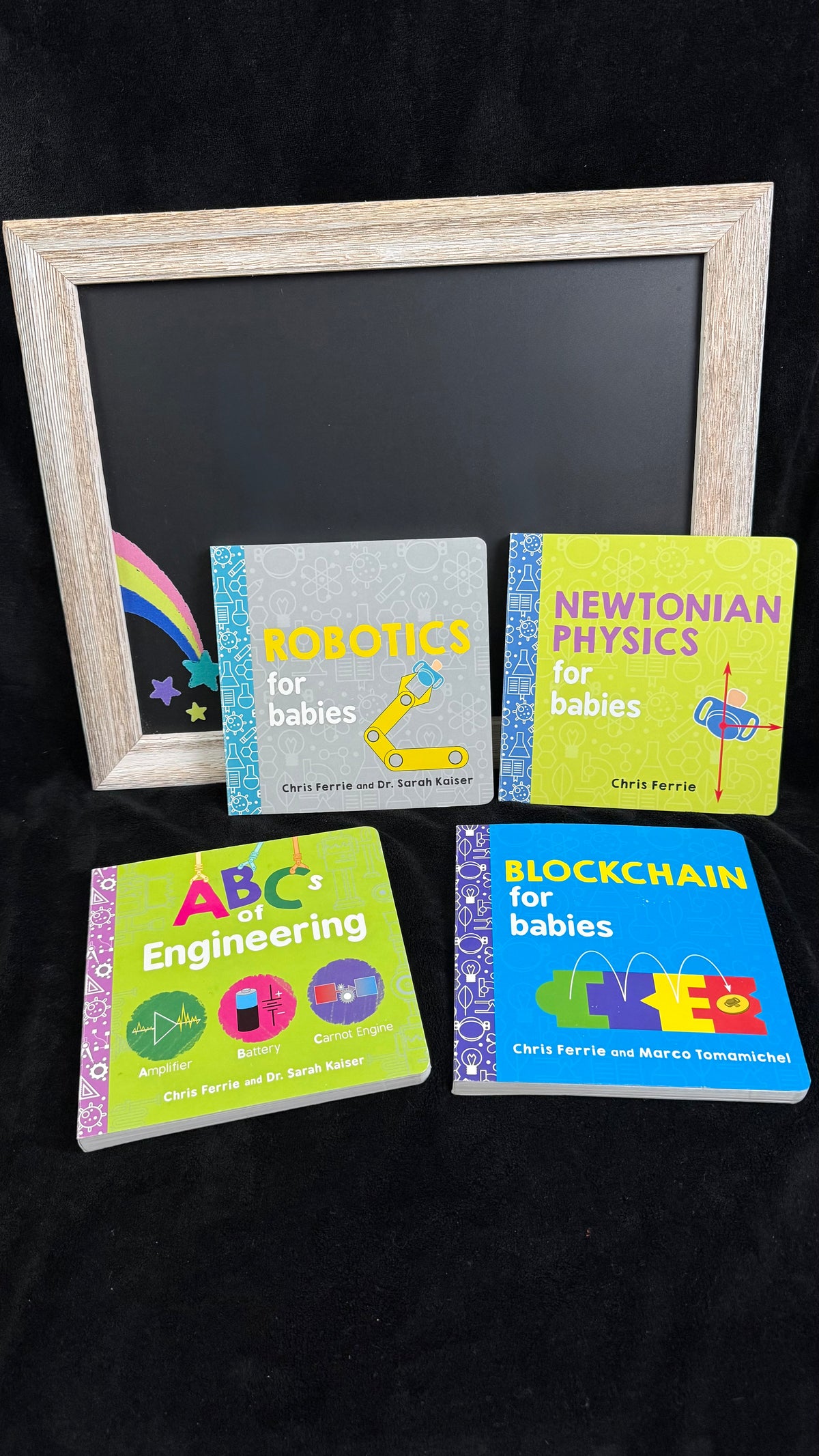 Baby STEM board book bundle close up of the four covers