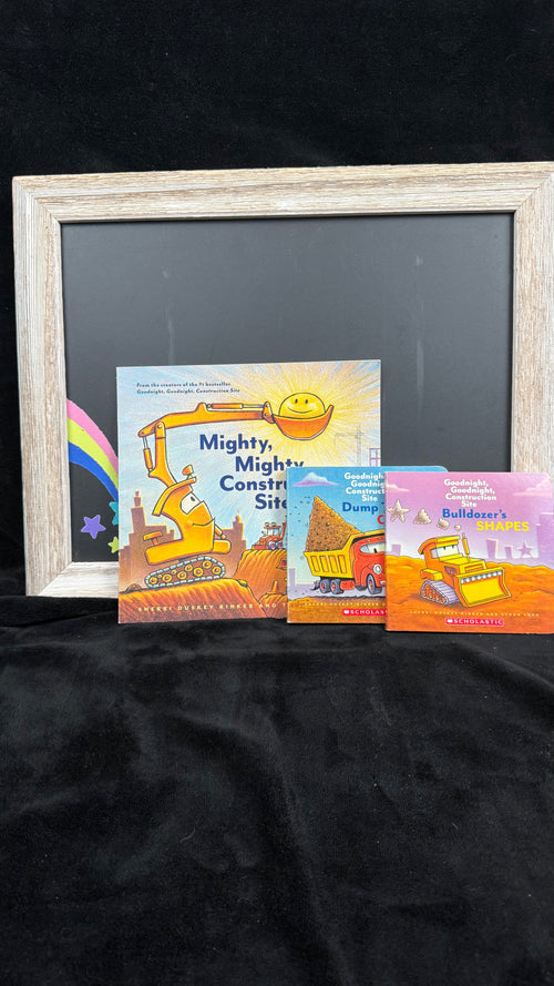 Construction Site Bundle: Mighty Mighty Construction Site, Dump Truck's Colors and Bulldozer's Shapes