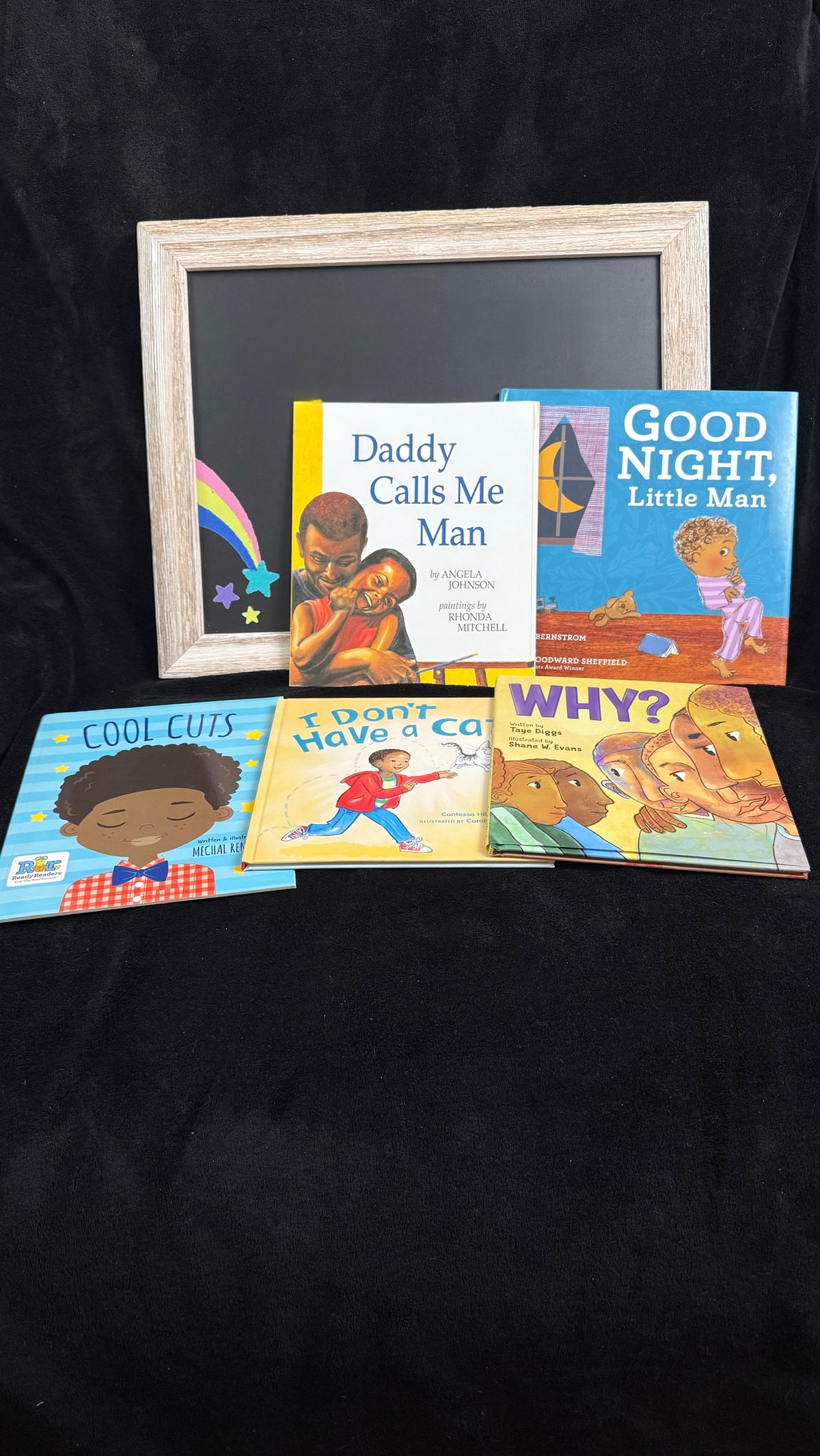 Rainbow Joy Book Shop Yellow bundle books close up